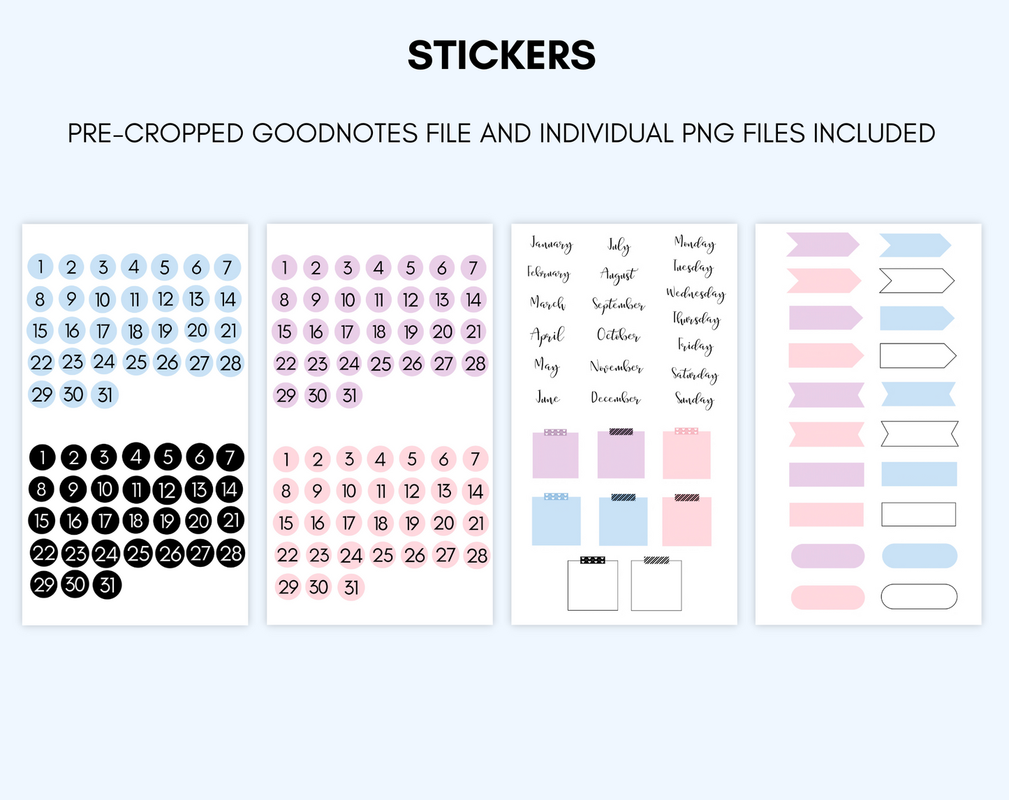 Digital Phone Planner Blue