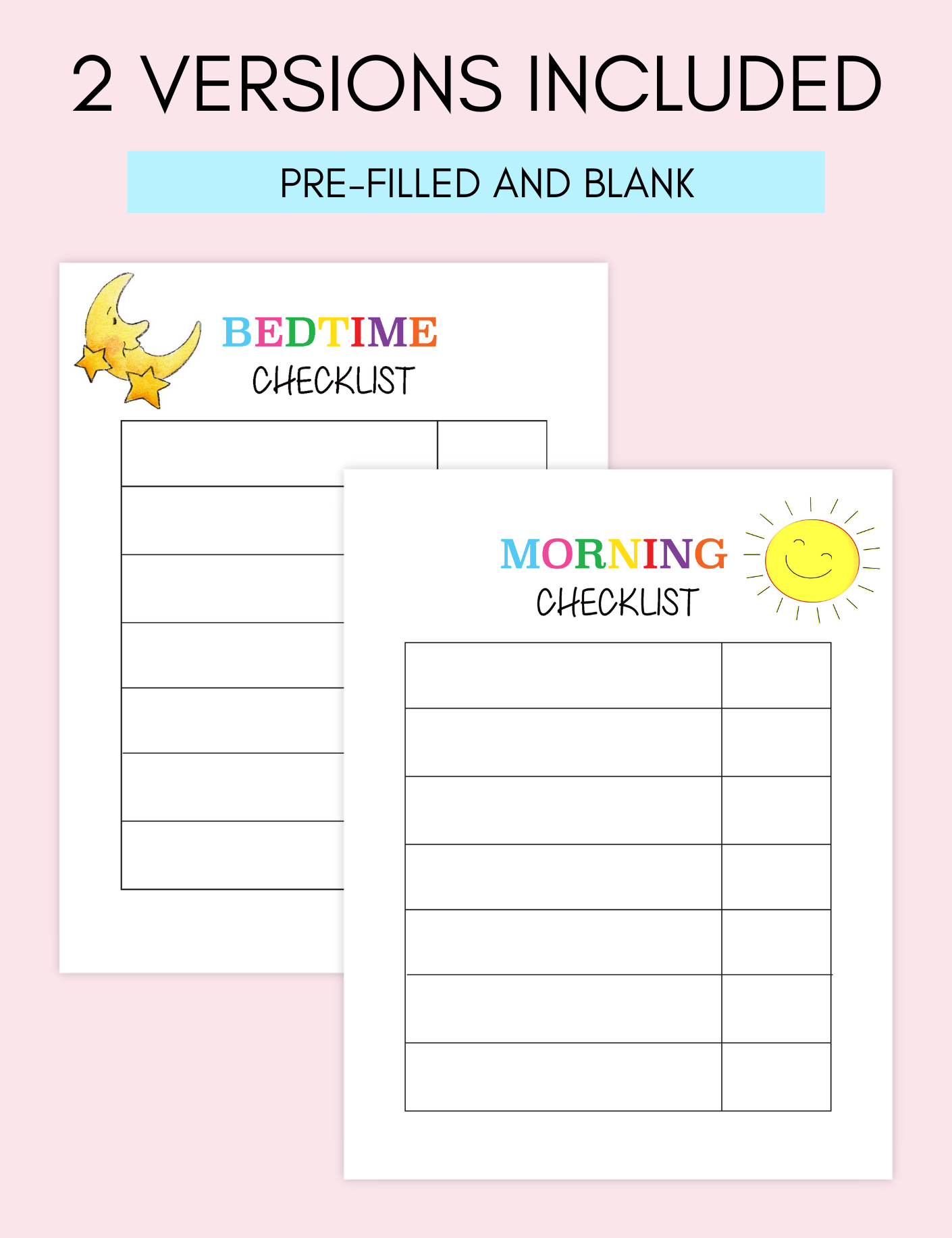 Children's Daily Checklist