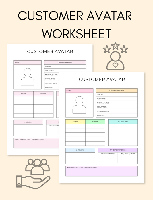 Customer Avatar Worksheet