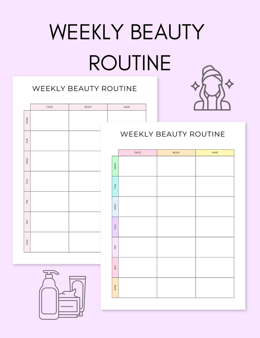 Weekly Beauty Routine